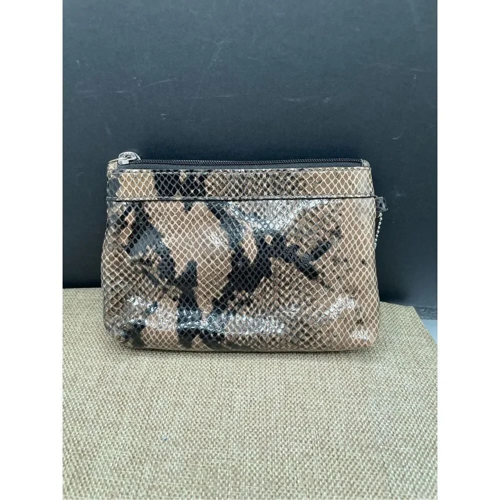 Coach Snake Print Wristlet - Picture 2 of 15